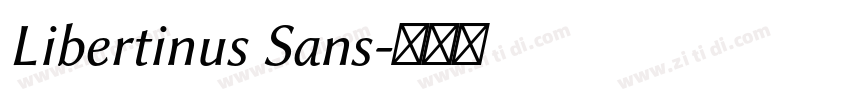 Libertinus Sans字体转换 Libertinus Sans字体转换
